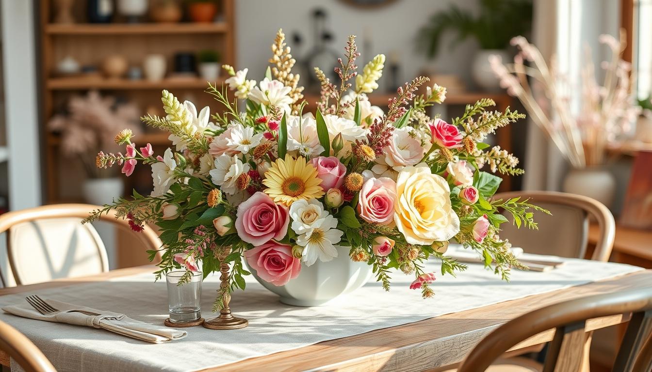 Seasonal flower arrangements